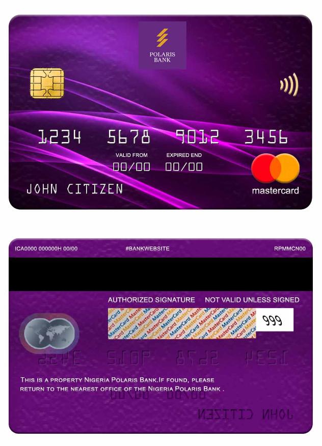 Nigeria Polaris Bank mastercard